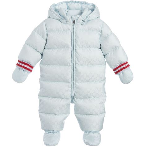 gucci infant snowsuit|gucci designer baby boys.